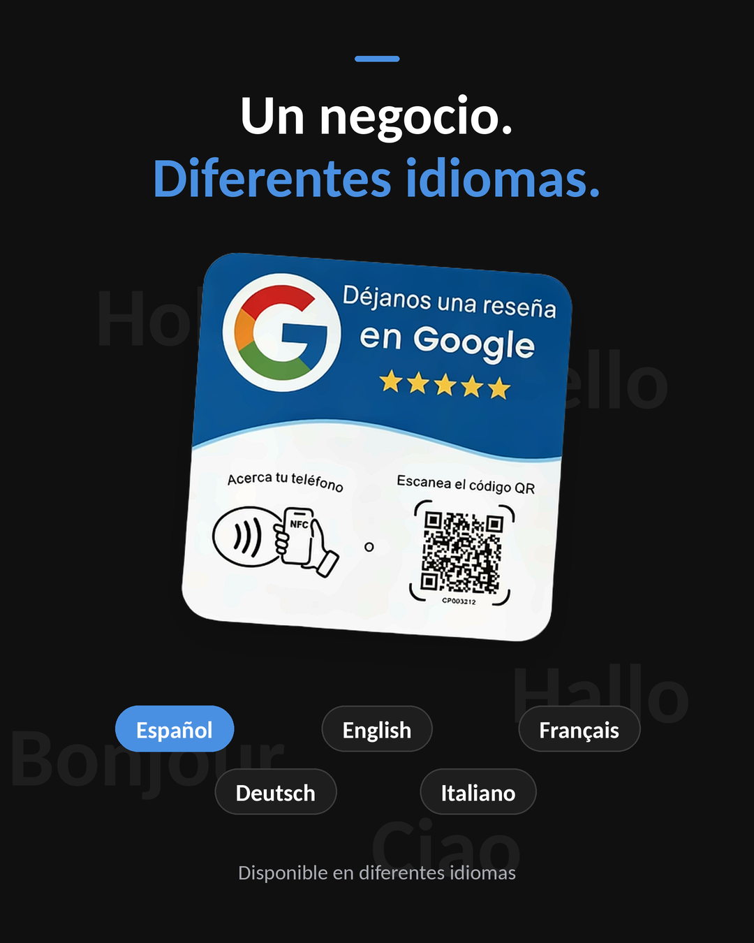Tarjeta NFC